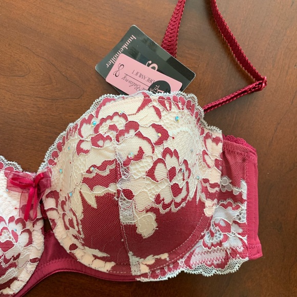 NWT Hunkemoller Natasha Dreamlift Bra Rustic Red - Picture 2 of 5